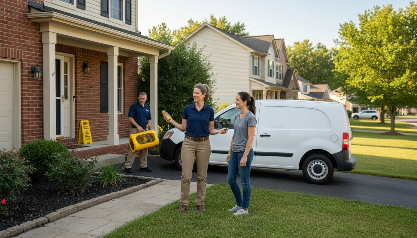 Residential water damage restoration in Hotchkiss, CO